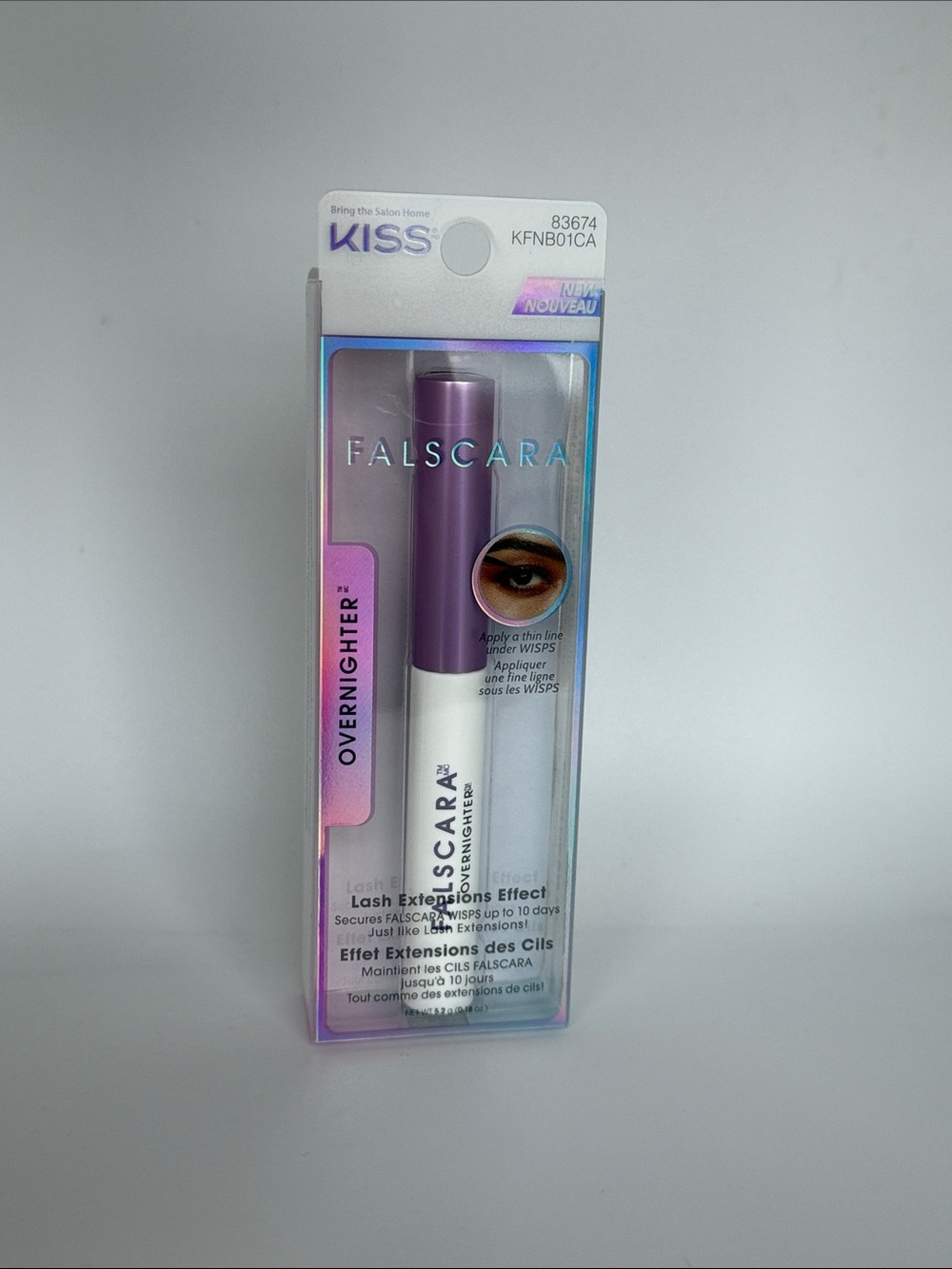 Kiss Falscara Overnighter Lash BNIB